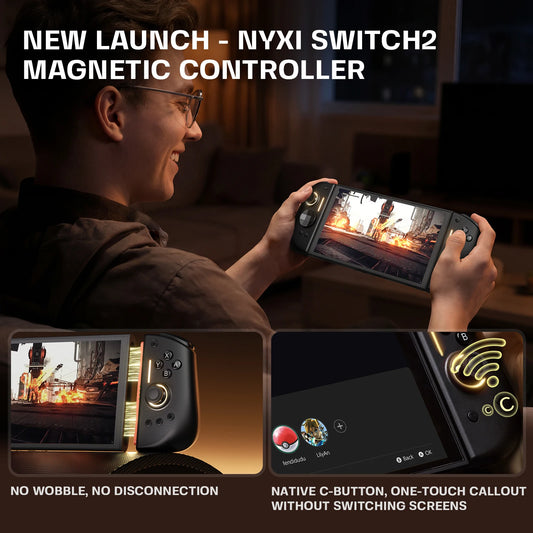 NYXI Hyperion 3 — JoyPad Sem Fio para Switch 2