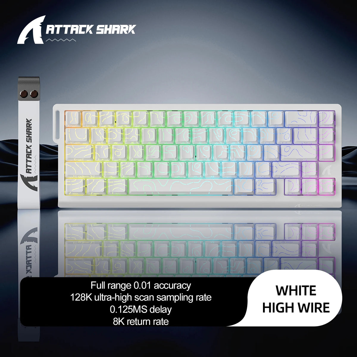 Attack Shark X68HE — Teclado Gamer Magnético 8000Hz