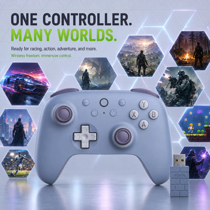 Controle Gamer 8BitDo Ultimate 2C Sem Fio 2.4G com Hall Effect para PC