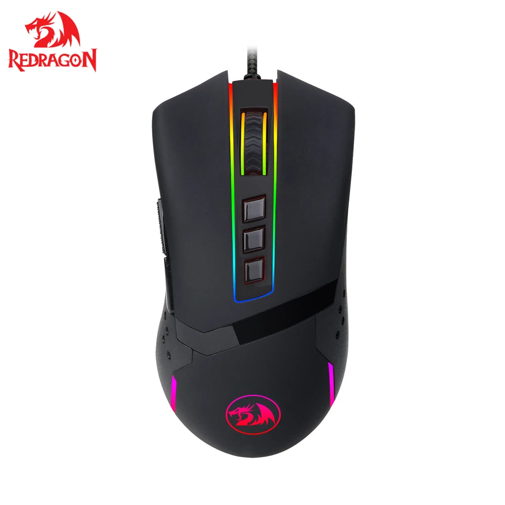 Redragon M712 RGB — Mouse Gamer 10.000 DPI
