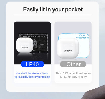 Lenovo LP40 — Fone Bluetooth TWS