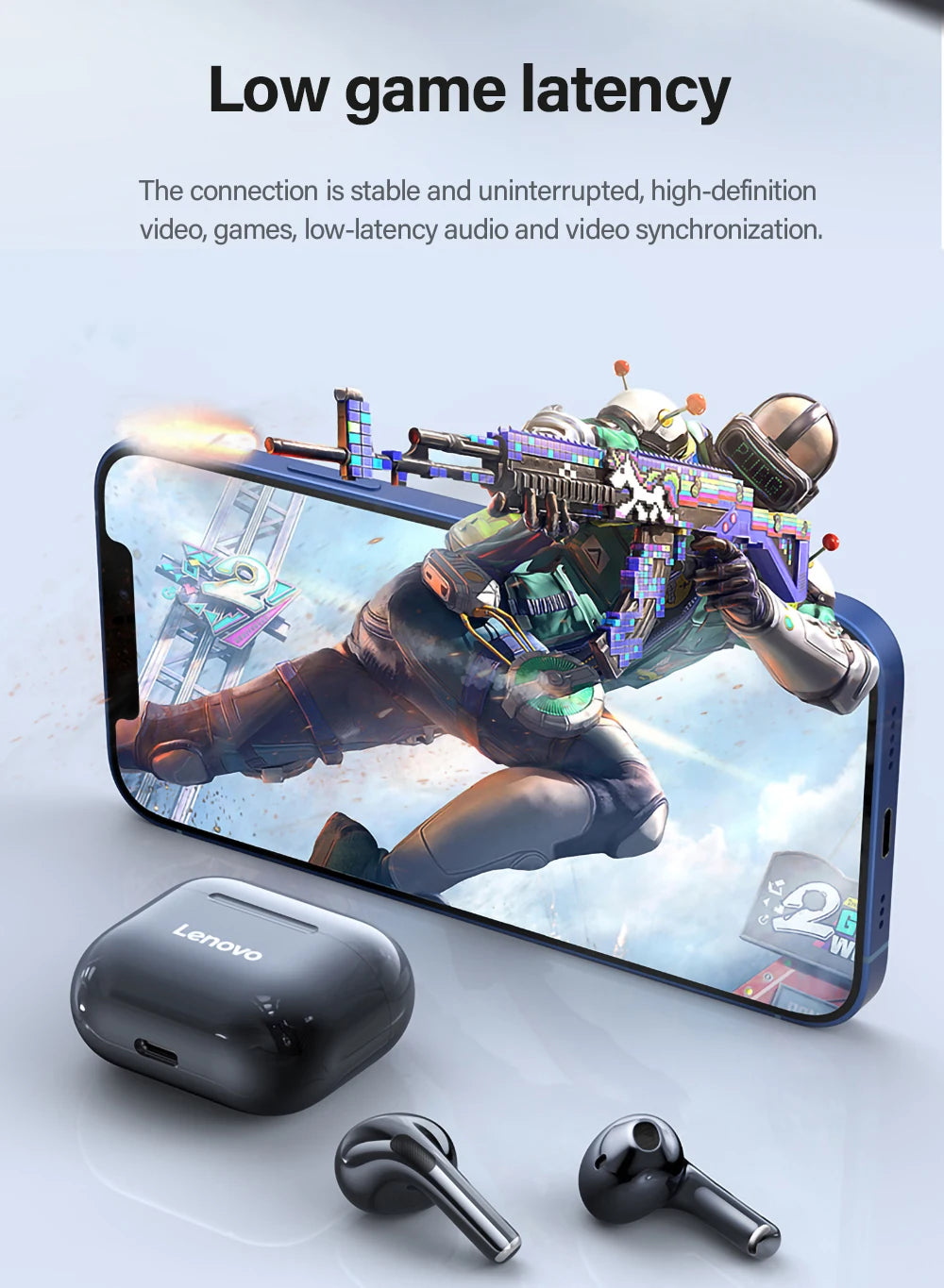 Lenovo LP40 — Fone Bluetooth TWS
