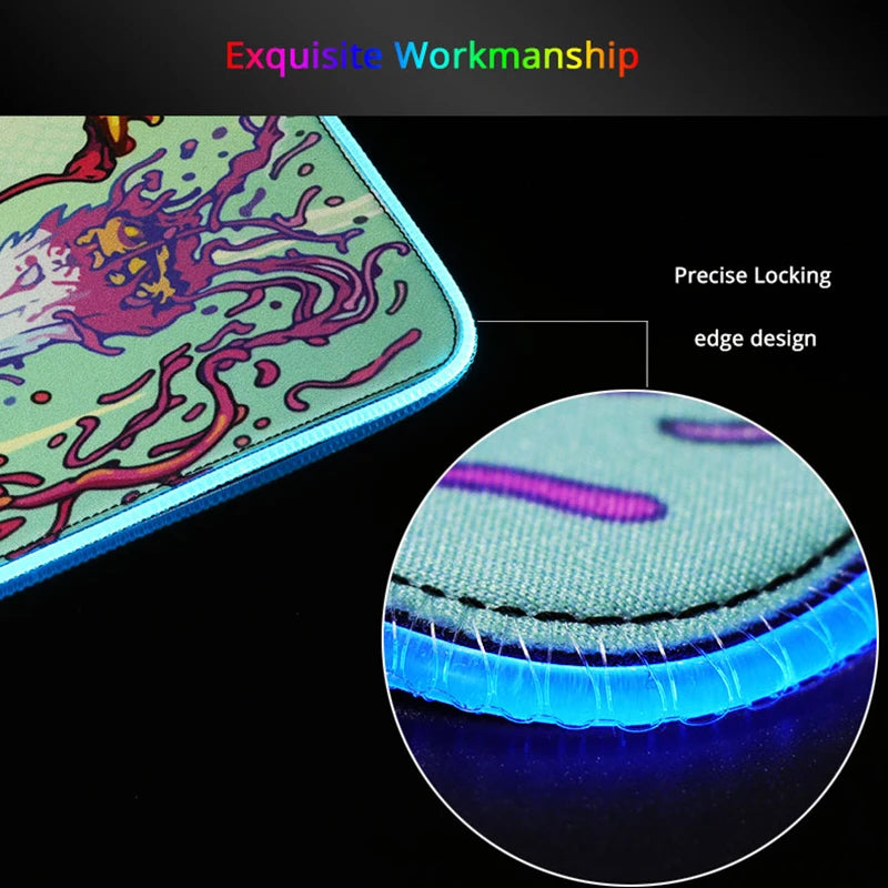 Desk Mat RGB Gamer — Mouse Pad XXL com Iluminação LED