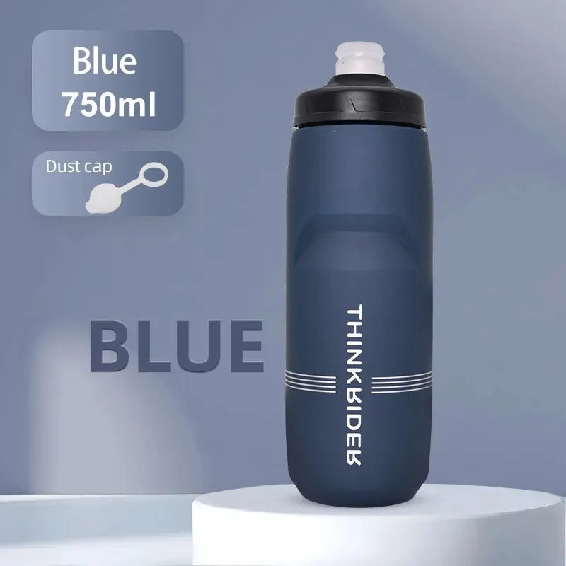 Caramanhola Squeeze ThinkRider em Polipropileno PP5 com Válvula Squeeze Jet e Protetor Contra Poeira (620ml / 750ml)