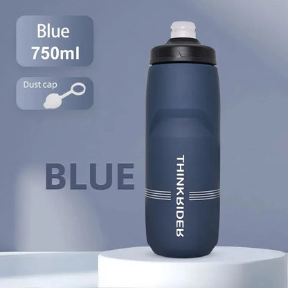 Caramanhola Squeeze ThinkRider em Polipropileno PP5 com Válvula Squeeze Jet e Protetor Contra Poeira (620ml / 750ml)