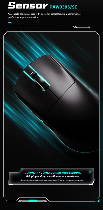 ATK VXE Dragonfly R1 — Mouse Gamer Sem Fio Tri-Mode