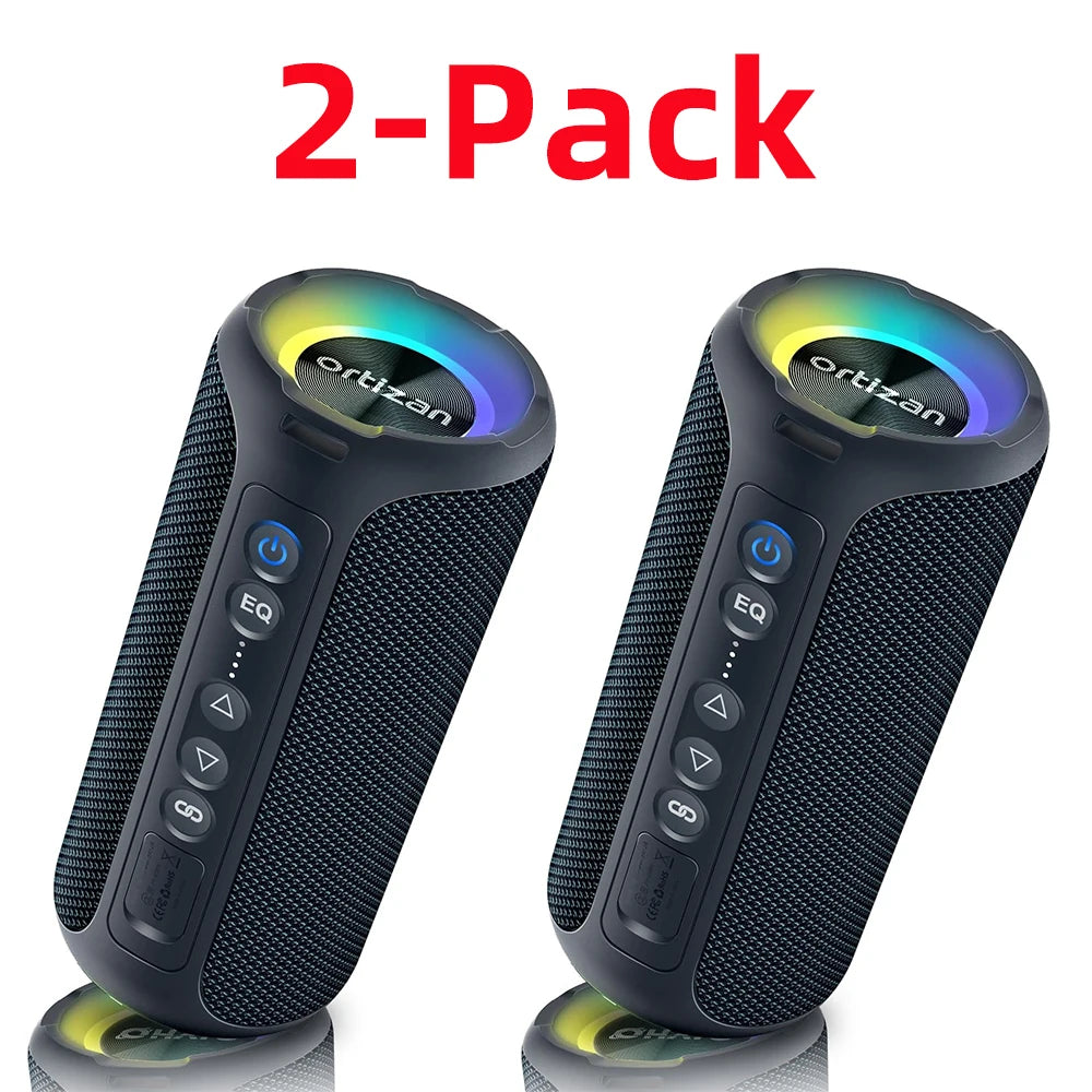 Ortizan X8 Pro — Caixa de Som Bluetooth 40W IPX7