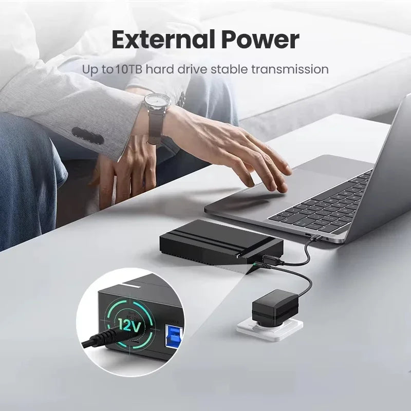 Case SATA para HDD e SSD — USB 3.0