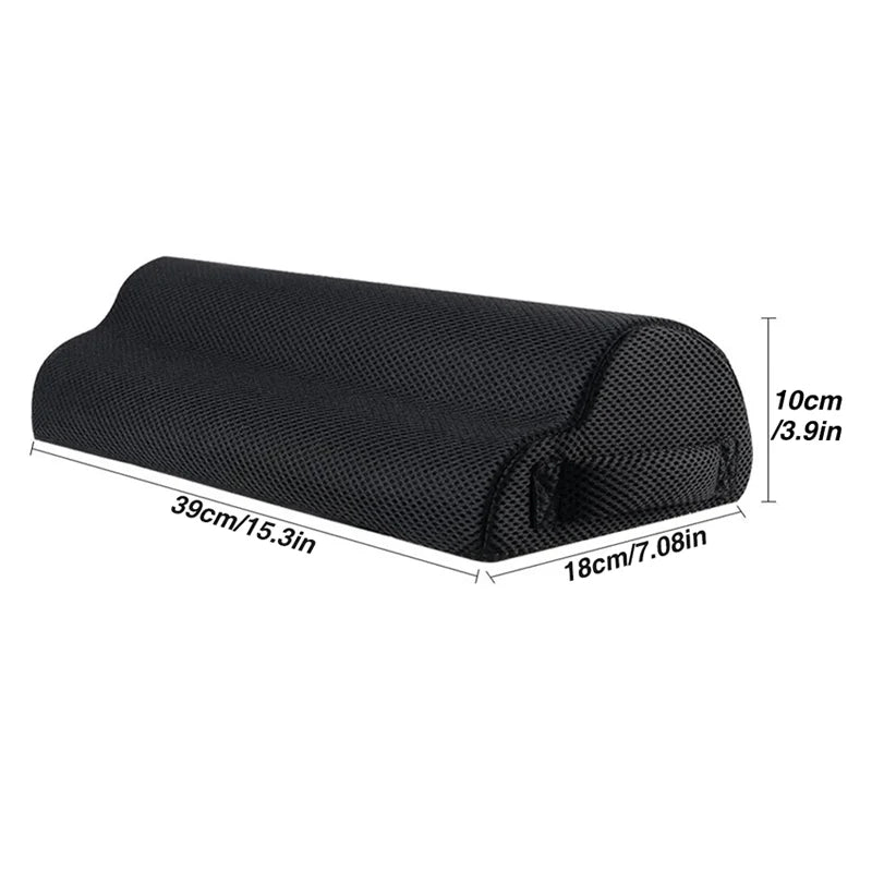 1 unidade de apoio para os pés em espuma viscoelástica para escritório e para elevar as pernas sob a mesa, ideal para jogos e escritório em casa.