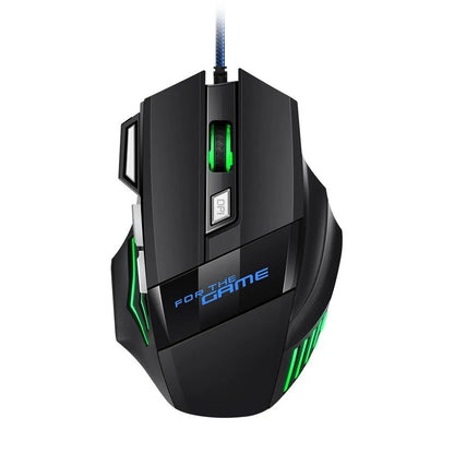 Mouse Gamer RGB 5500 DPI — 7 Botões