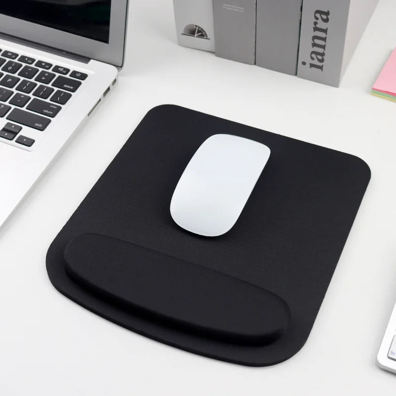 Mousepad para jogos de computador, ecológico, ergonômico, com apoio para o pulso, cor sólida, confortável, ideal para uso no escritório.