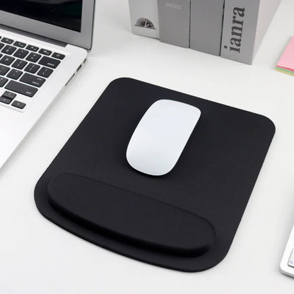 Mousepad para jogos de computador, ecológico, ergonômico, com apoio para o pulso, cor sólida, confortável, ideal para uso no escritório.