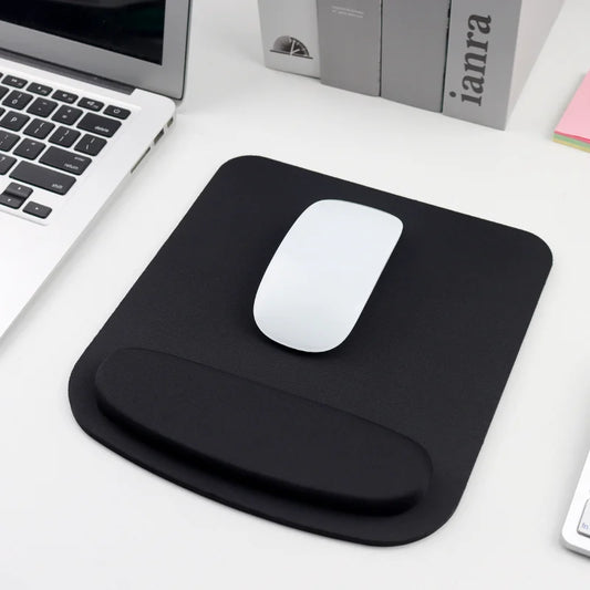 Mousepad para jogos de computador, ecológico, ergonômico, com apoio para o pulso, cor sólida, confortável, ideal para uso no escritório.