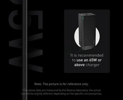 Power Bank Baseus Blade 20000mAh 100W Ultra-Slim com Display Digital Inteligente
