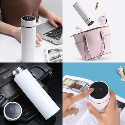 Garrafa Térmica Inteligente Trebalena 500ml em Inox 304 com Display Digital de Temperatura