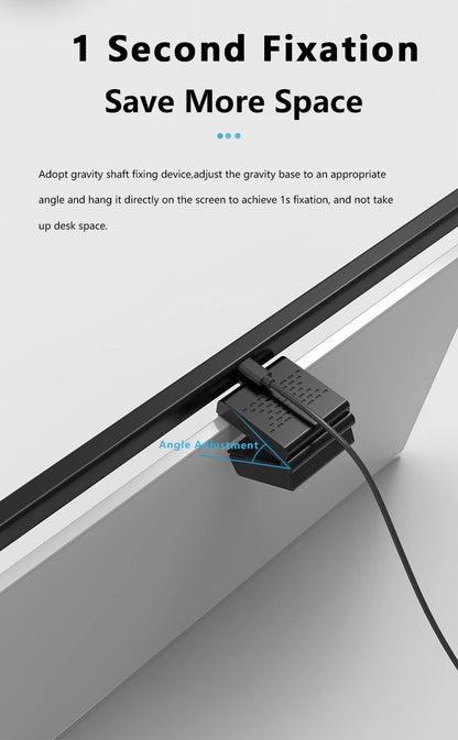 Luminária de Monitor Light Bar 50cm – Barra de Luz LED com Escurecimento Contínuo e Anti-Reflexo
