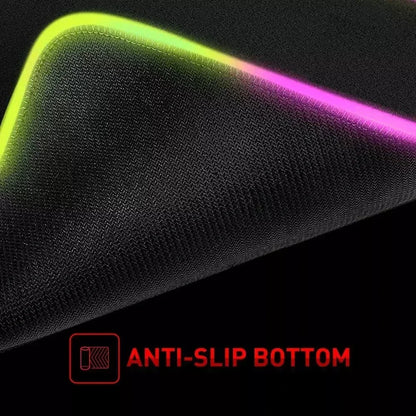 Desk Mat RGB Gamer — Mouse Pad XXL com Iluminação LED