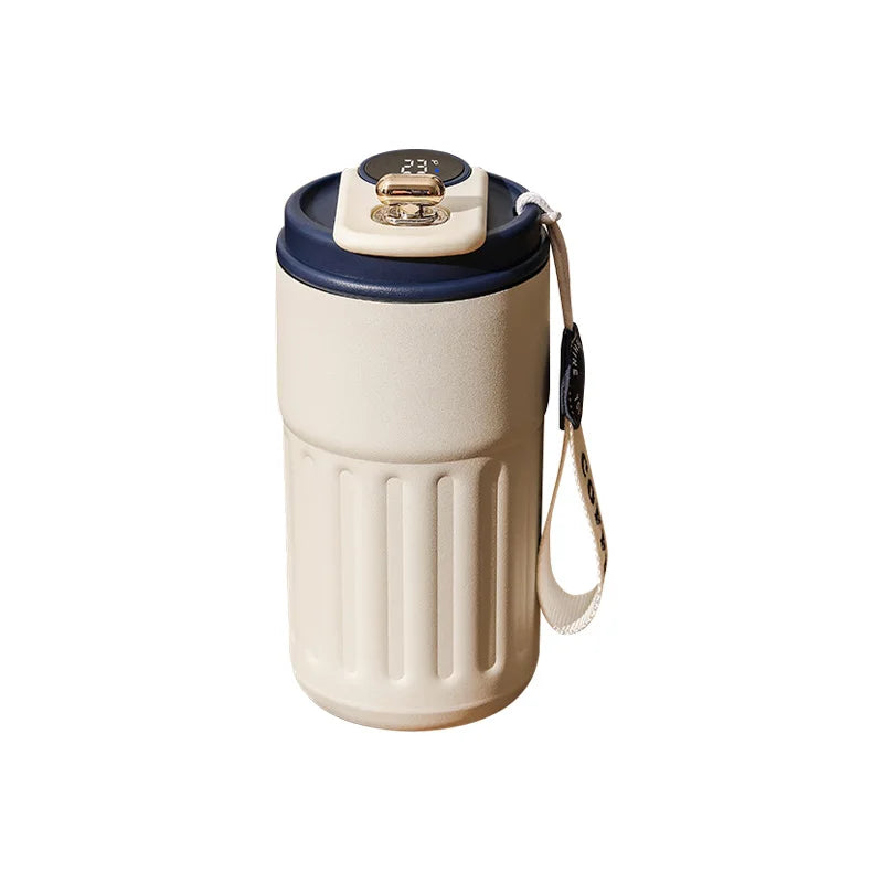 Garrafa Termica Inteligente 450ml em Aco Inox 316 com Display Digital de Temperatura