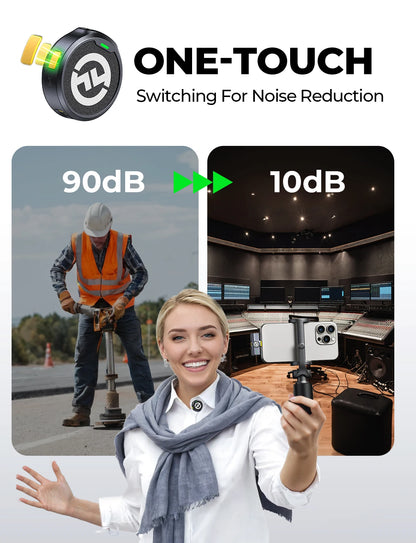 LARK M2 — Microfone de Lapela Sem Fio com ENC