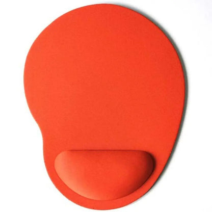Mousepad ergonômico com apoio de pulso, confortável e antiderrapante, para PC e laptop.