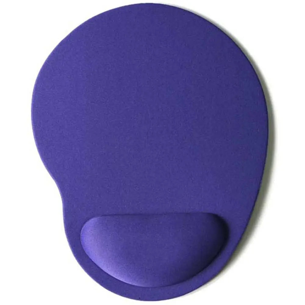 Mousepad ergonômico com apoio de pulso, confortável e antiderrapante, para PC e laptop.