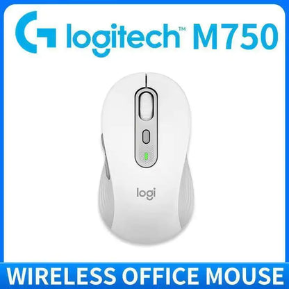 Mouse Logitech M750 Sem Fio 4000 DPI Silencioso para 3 Dispositivos