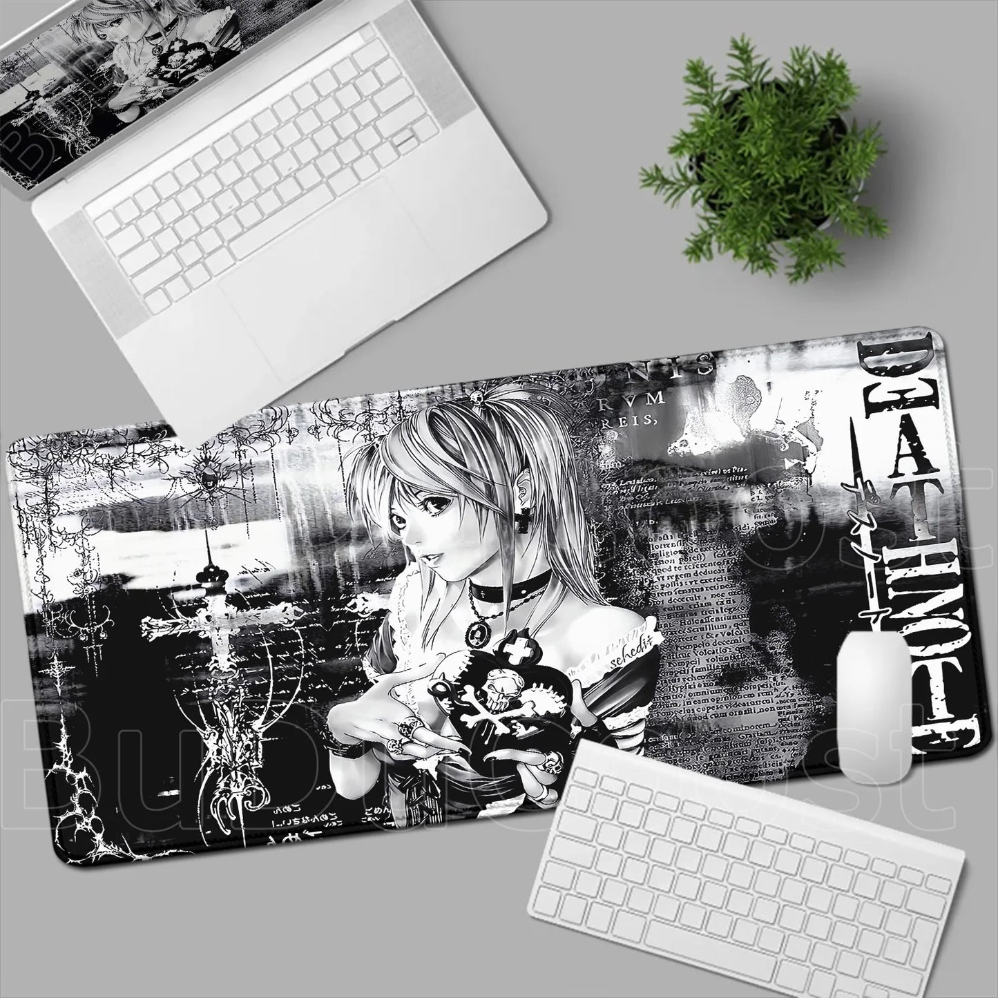 Mouse Pad Gamer Death Note – Light Yagami & Misa Amane XXL Speed