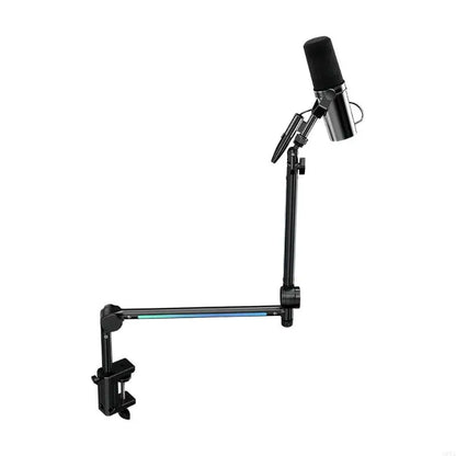 Braço Articulado para Microfone Q6PA em Alumínio com Rotação 360° e RGB