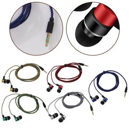 Fone de Ouvido Intra-Auricular Miwayer P2 (3.5mm) – Fone de Ouvido Com Fio, Isolamento Acústico Passivo e Graves Reforçados para Smartphones e PCs