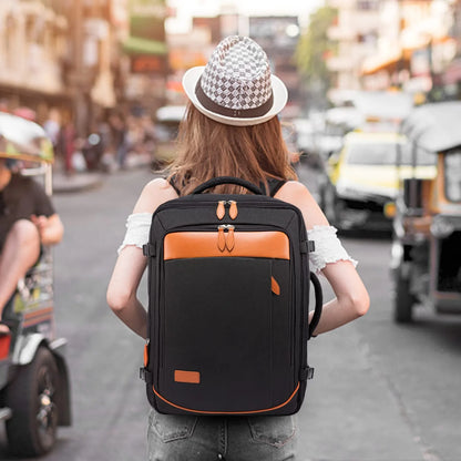 Mochila de Viagem Expansível Tipo Mala MOZHI (Acompanha 4 Organizadores)
