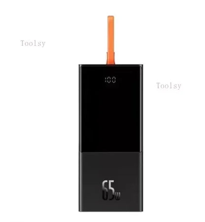 Power Bank Baseus Blade 20000mAh 100W Ultra-Slim com Display Digital Inteligente