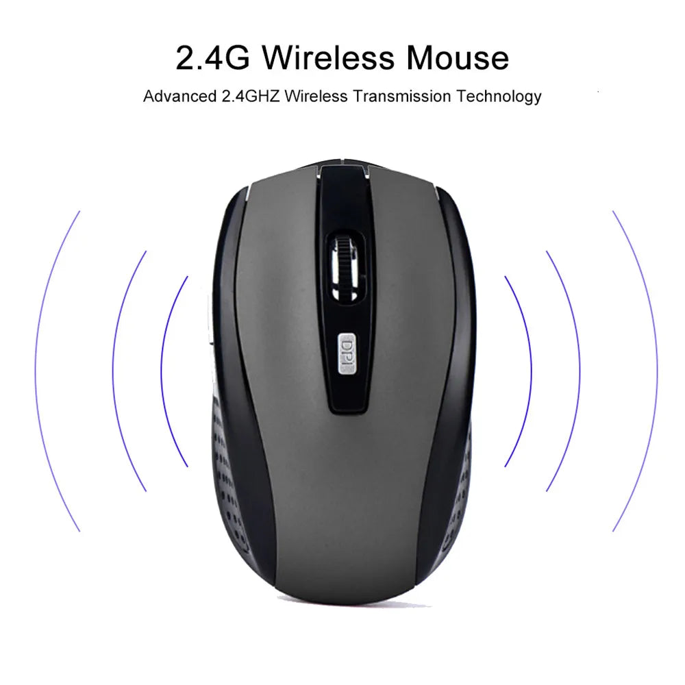 Mouse Sem Fio 2.4G Kebidumei — 1200 DPI