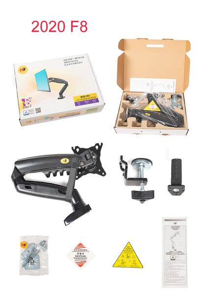 Suporte Articulado para Monitor com Pistão a Gás NB F80 (17" a 30")