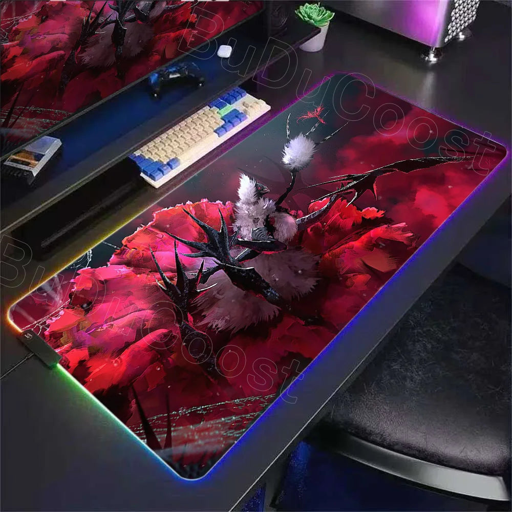 Desk Mat RGB Gamer — Mouse Pad XXL com Iluminação LED