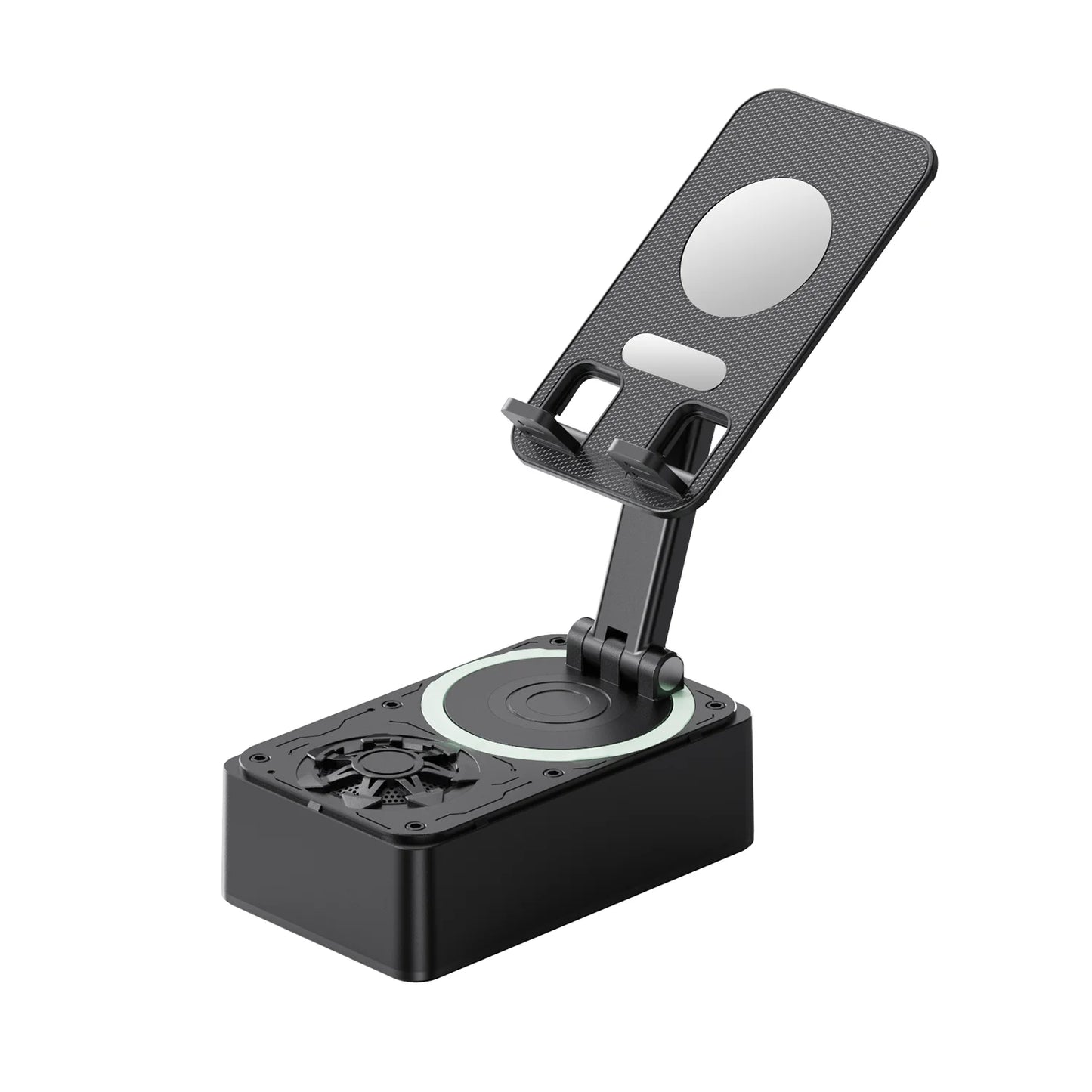 Suporte de Celular Articulado 3 em 1 com Caixa de Som Bluetooth e Power Bank