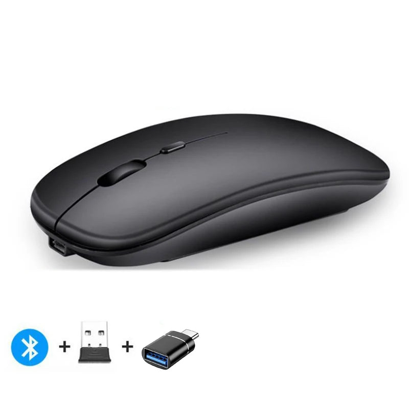 Congdi — Mouse Sem Fio Recarregável Dual Mode