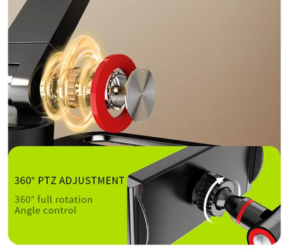 Suporte de Mesa Articulado para Monitor Portátil e Tablet – Alumínio e Rotação 360°