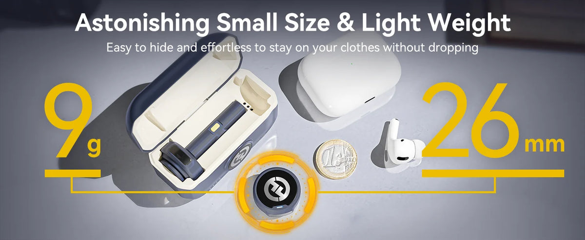 LARK M2 — Microfone de Lapela Sem Fio com ENC