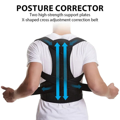 Corretor de Postura Anticifose e Treinador Ergonomico para Sentar