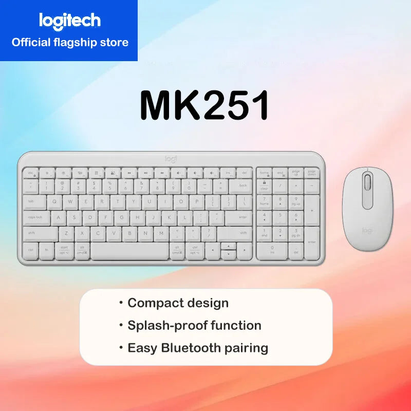 Logitech MK251 — Teclado e Mouse Sem Fio