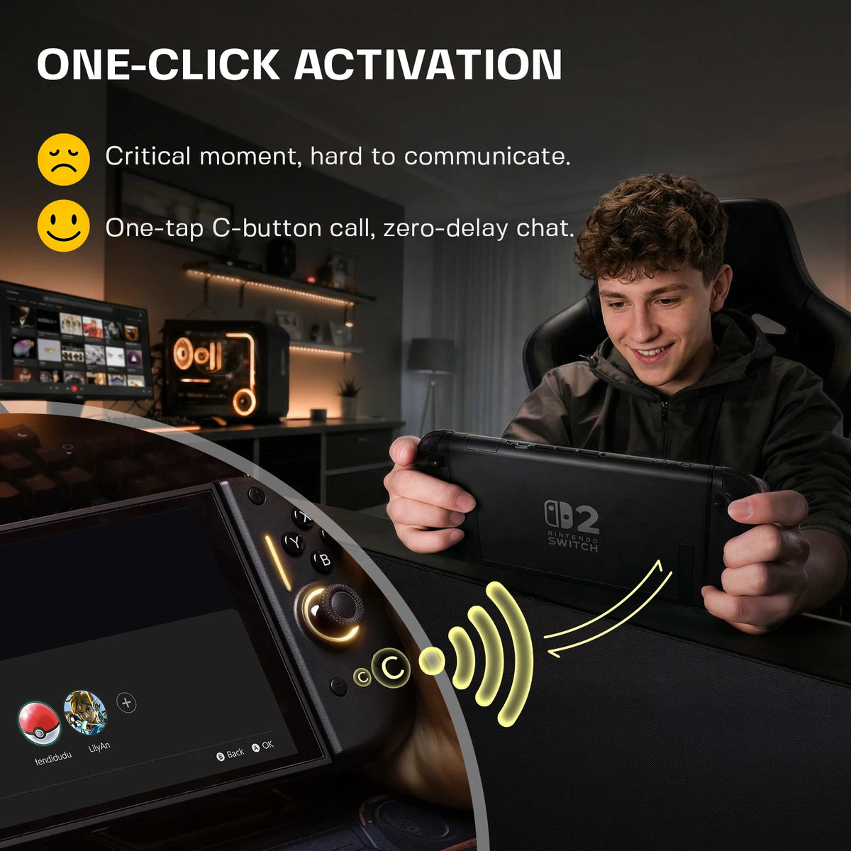 NYXI Hyperion 3 — JoyPad Sem Fio para Switch 2