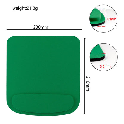 Mousepad para jogos de computador, ecológico, ergonômico, com apoio para o pulso, cor sólida, confortável, ideal para uso no escritório.