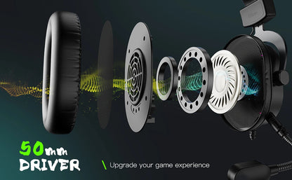 FIFINE H6 — Headset Gamer USB com RGB