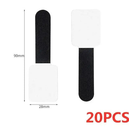 Abraçadeiras de Nylon Organizadoras de Cabos – Fitas Auto-Adesivas Reutilizáveis e Ajustáveis para Gerenciamento de Fios
