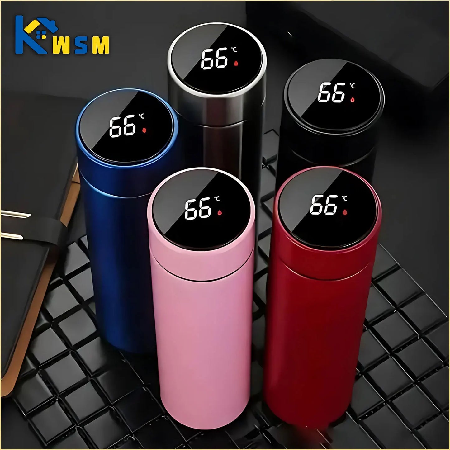Garrafa Térmica Inteligente Trebalena 500ml em Inox 304 com Display Digital de Temperatura