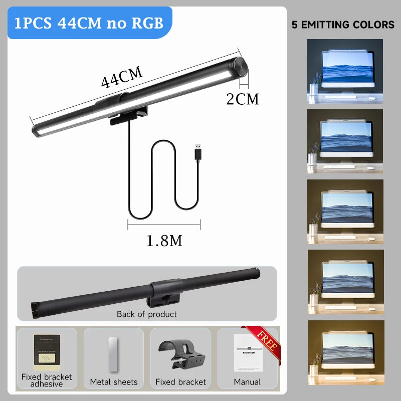 Light Bar para Monitor de Computador CHENBEN – Luminária LED com Filtro Anti-Luz Azul, Dimerização Progressiva Touch e Conexão USB para PC