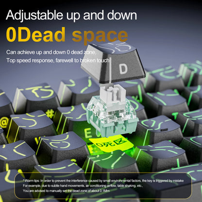 Attack Shark X68HE — Teclado Gamer Magnético 8000Hz