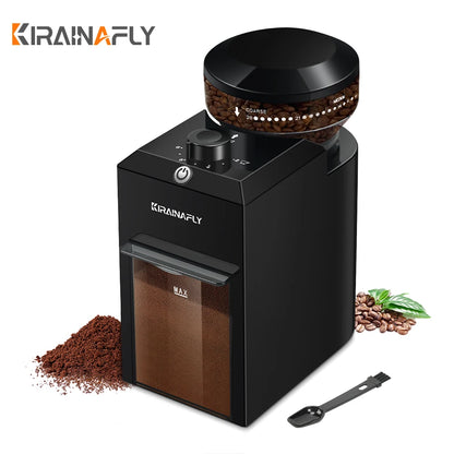 Moedor de Cafe Eletrico de Moendas KIRAINAFLY com 28 Regulagens