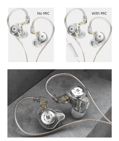 KZ EDX Pro — Fone In-Ear com Microfone