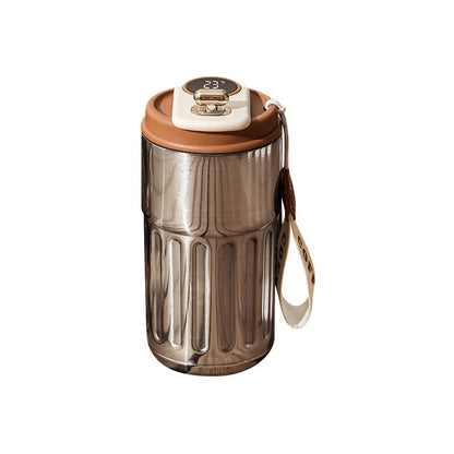 Garrafa Termica Inteligente 450ml em Aco Inox 316 com Display Digital de Temperatura